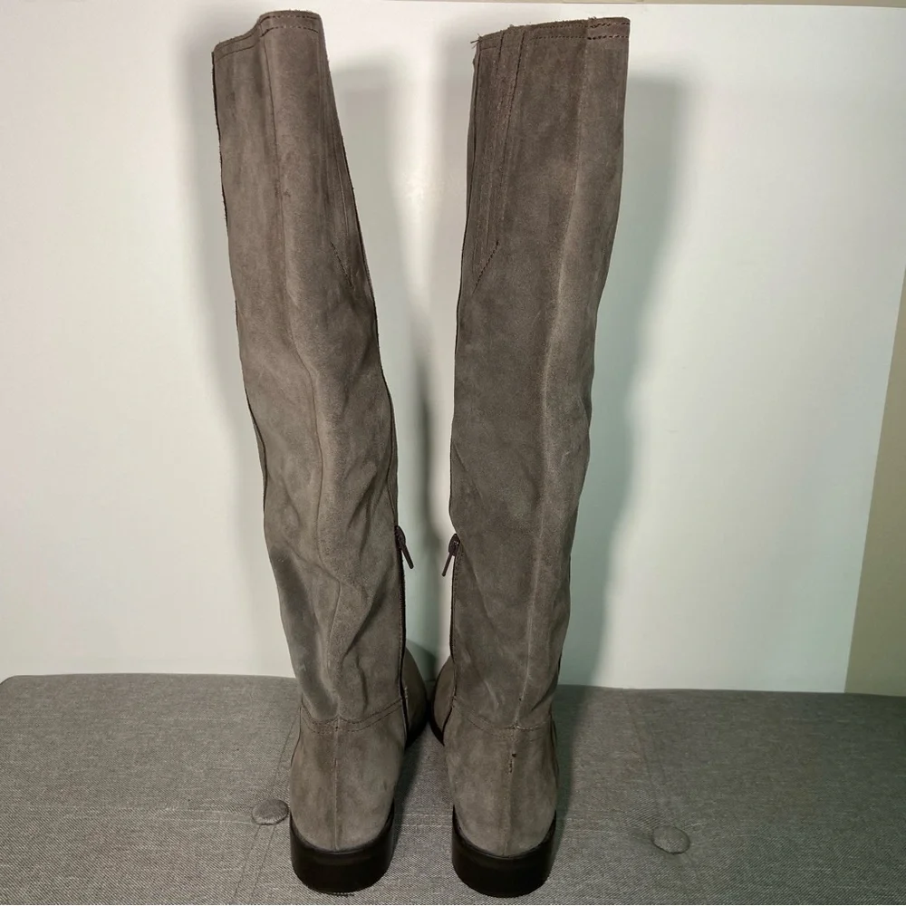Garnet Hill Tall Italian Suede Riding Boots- woman’s size 6